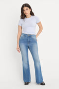 Luxury SOFT TECH GOOD PETITE FLARE JEANS INDIGO1211
