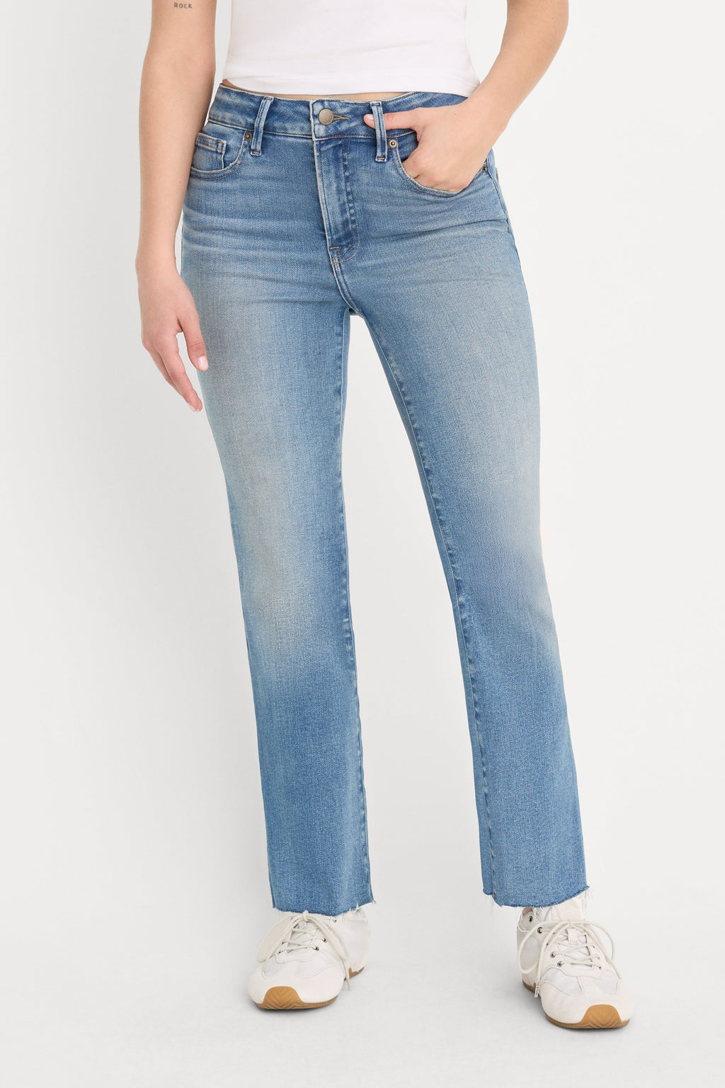 Luxury SOFT TECH GOOD PETITE STRAIGHT JEANS INDIGO1209
