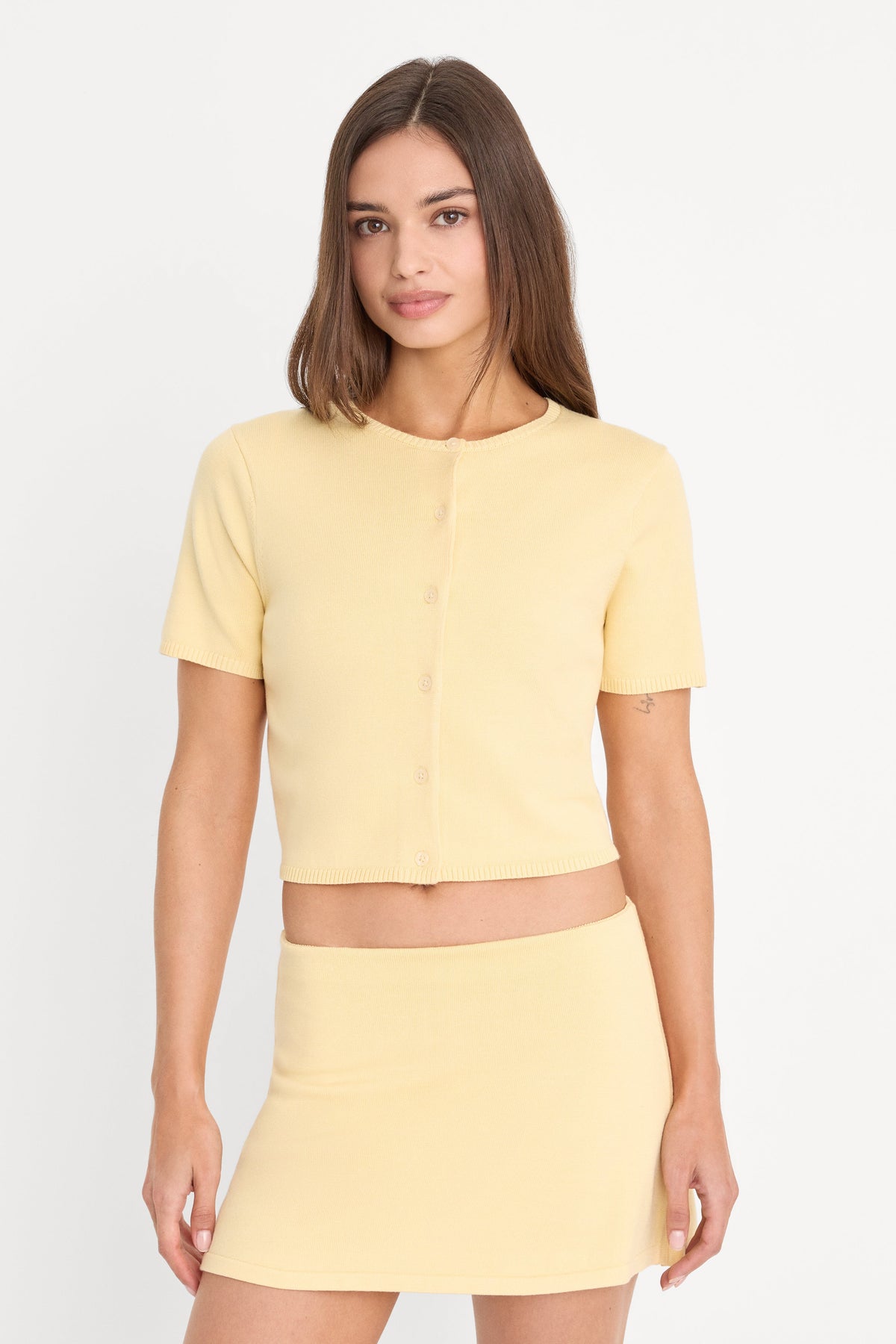 Luxury THE KEEPSAKE CARDIGAN HONEY