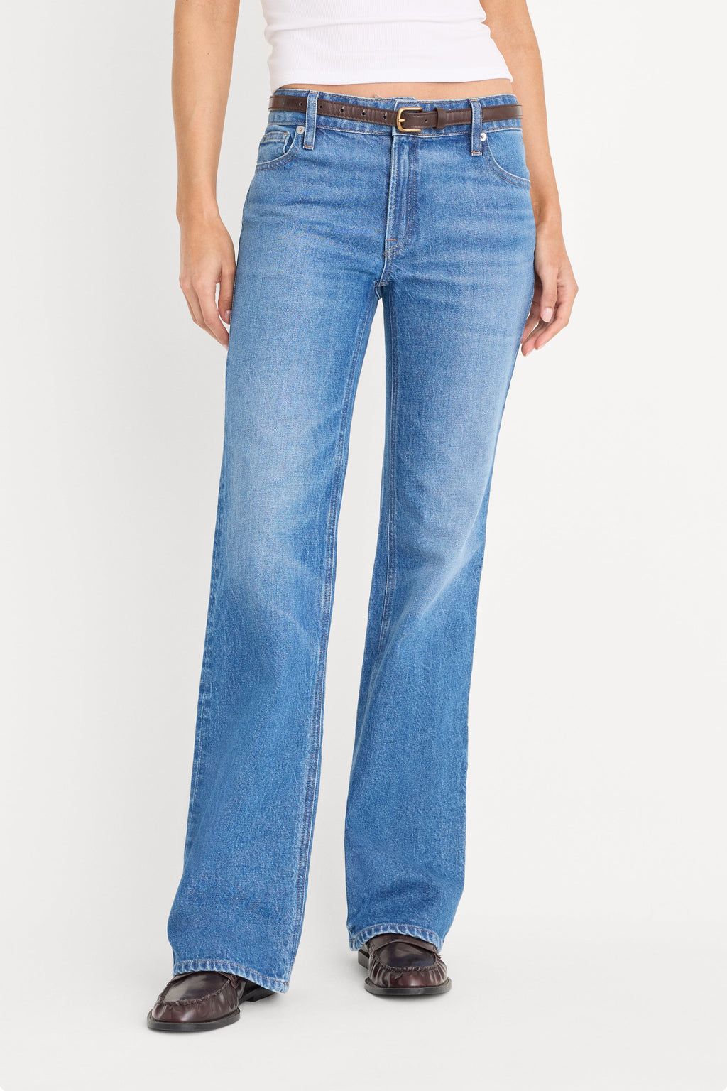 Luxury VINTAGE LOW RISE BOOTCUT JEANS INDIGO1222