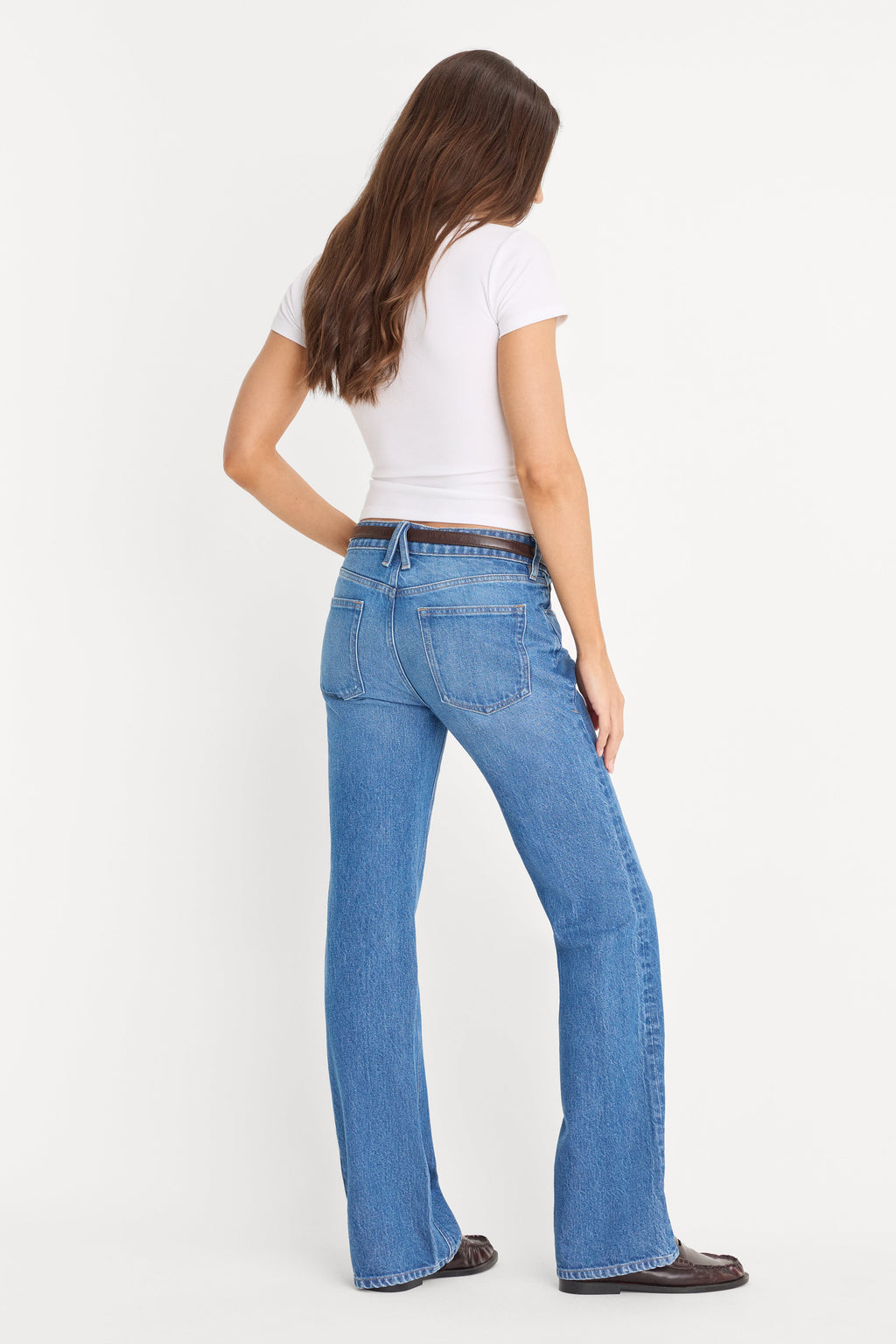 Luxury VINTAGE LOW RISE BOOTCUT JEANS INDIGO1222