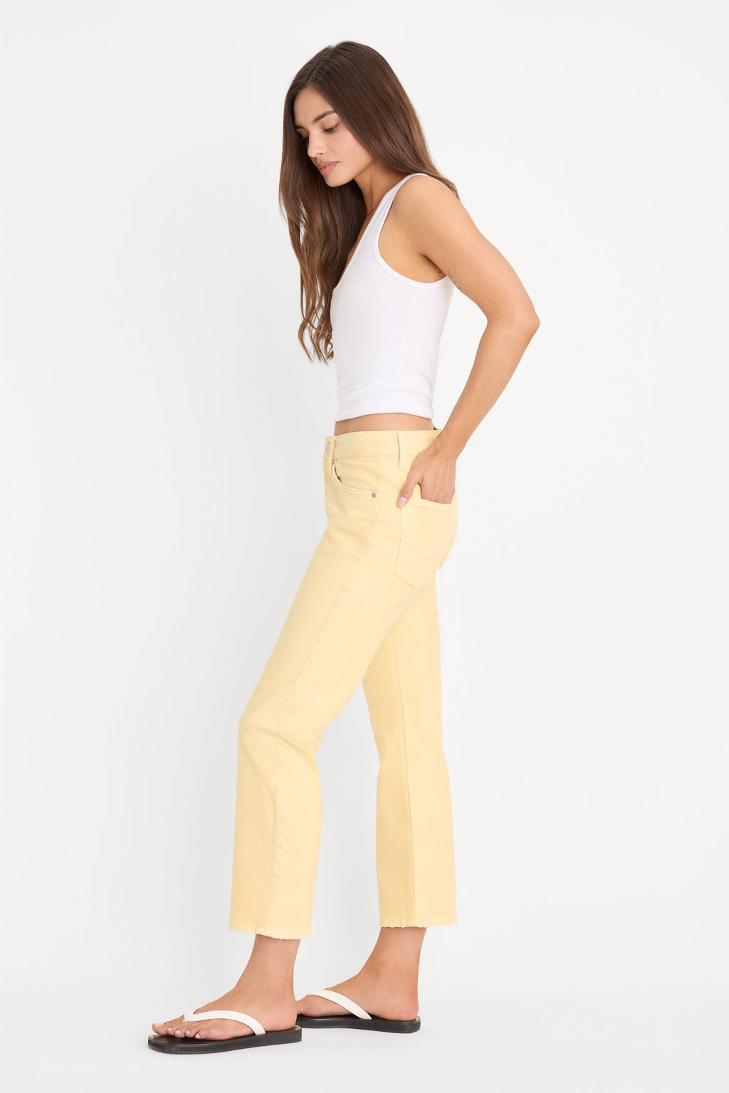 Luxury VINTAGE STRAIGHT ANKLE JEANS HONEY
