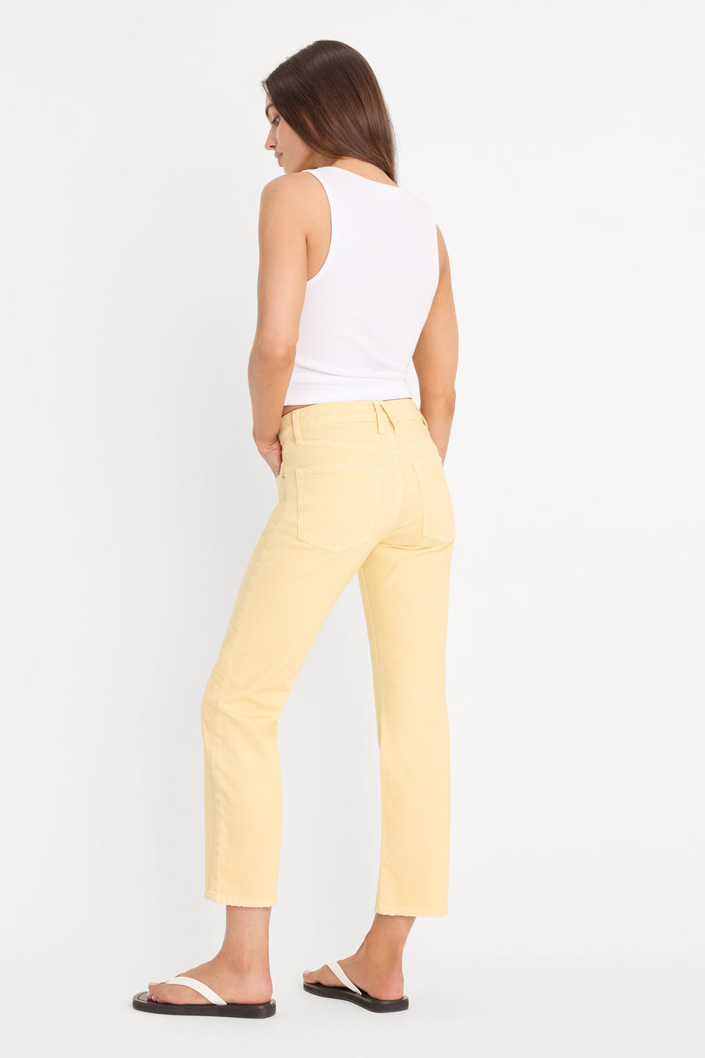Luxury VINTAGE STRAIGHT ANKLE JEANS HONEY