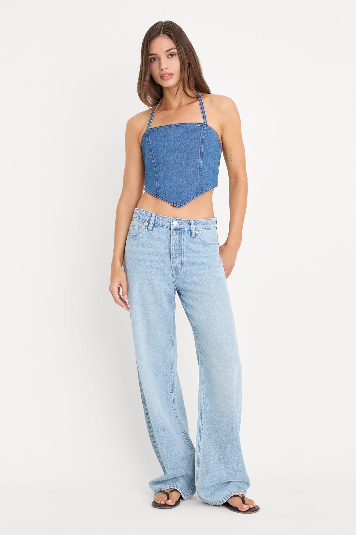 Luxury THE DENIM RECESS TOP INDIGO1283