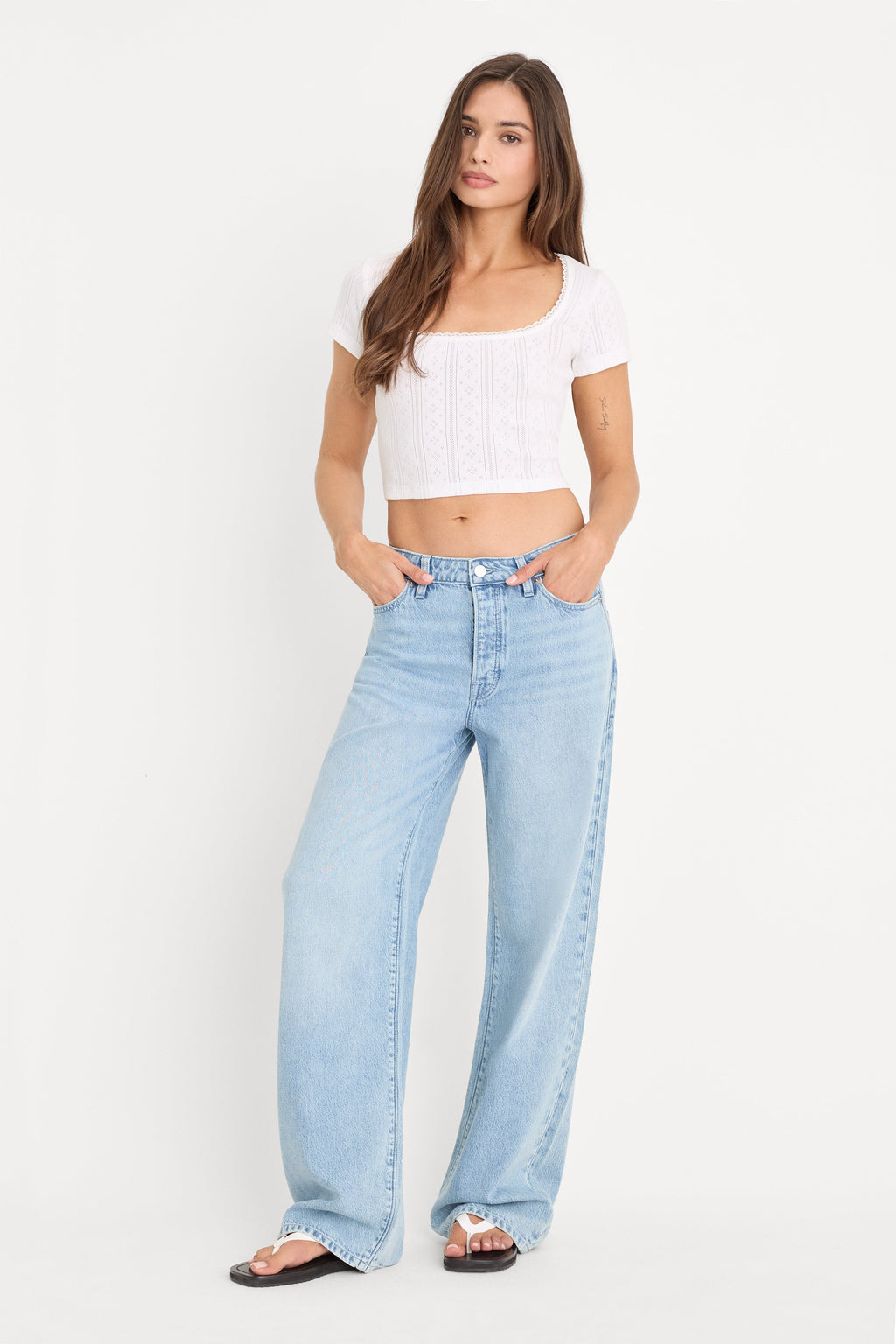 Luxury WEIGHTLESS WIDE JEANS INDIGO1250