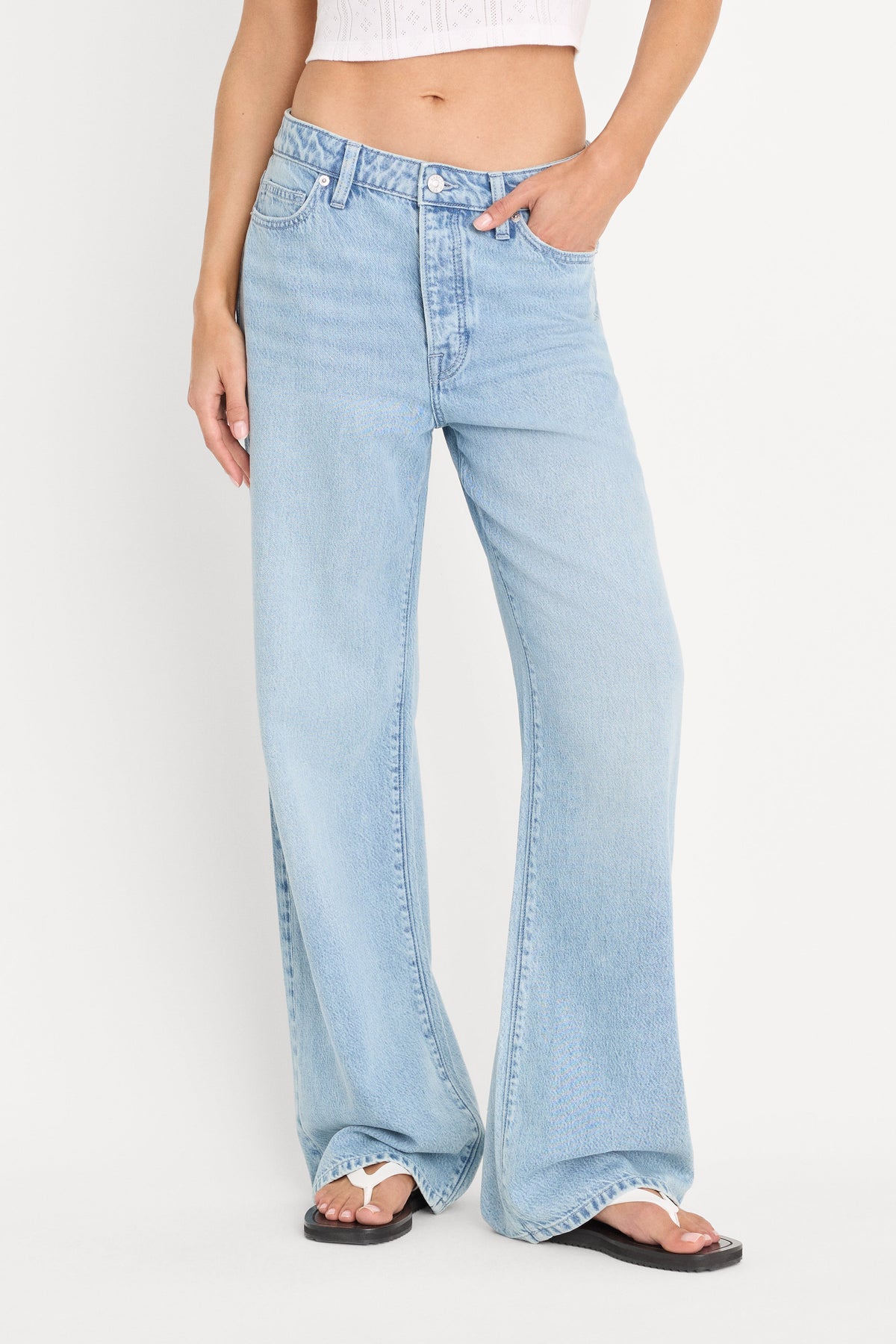 Luxury WEIGHTLESS WIDE JEANS INDIGO1250