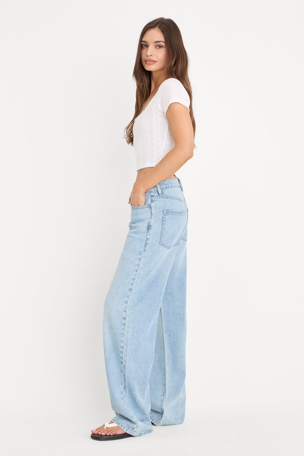 Luxury WEIGHTLESS WIDE JEANS INDIGO1250