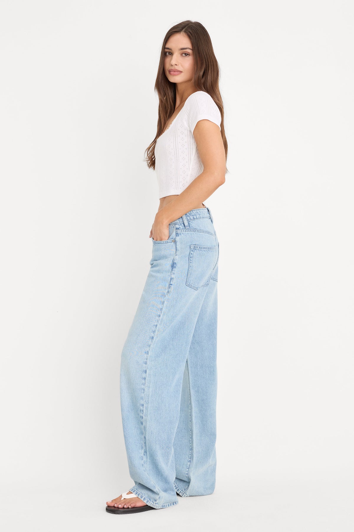 Luxury WEIGHTLESS WIDE JEANS INDIGO1250