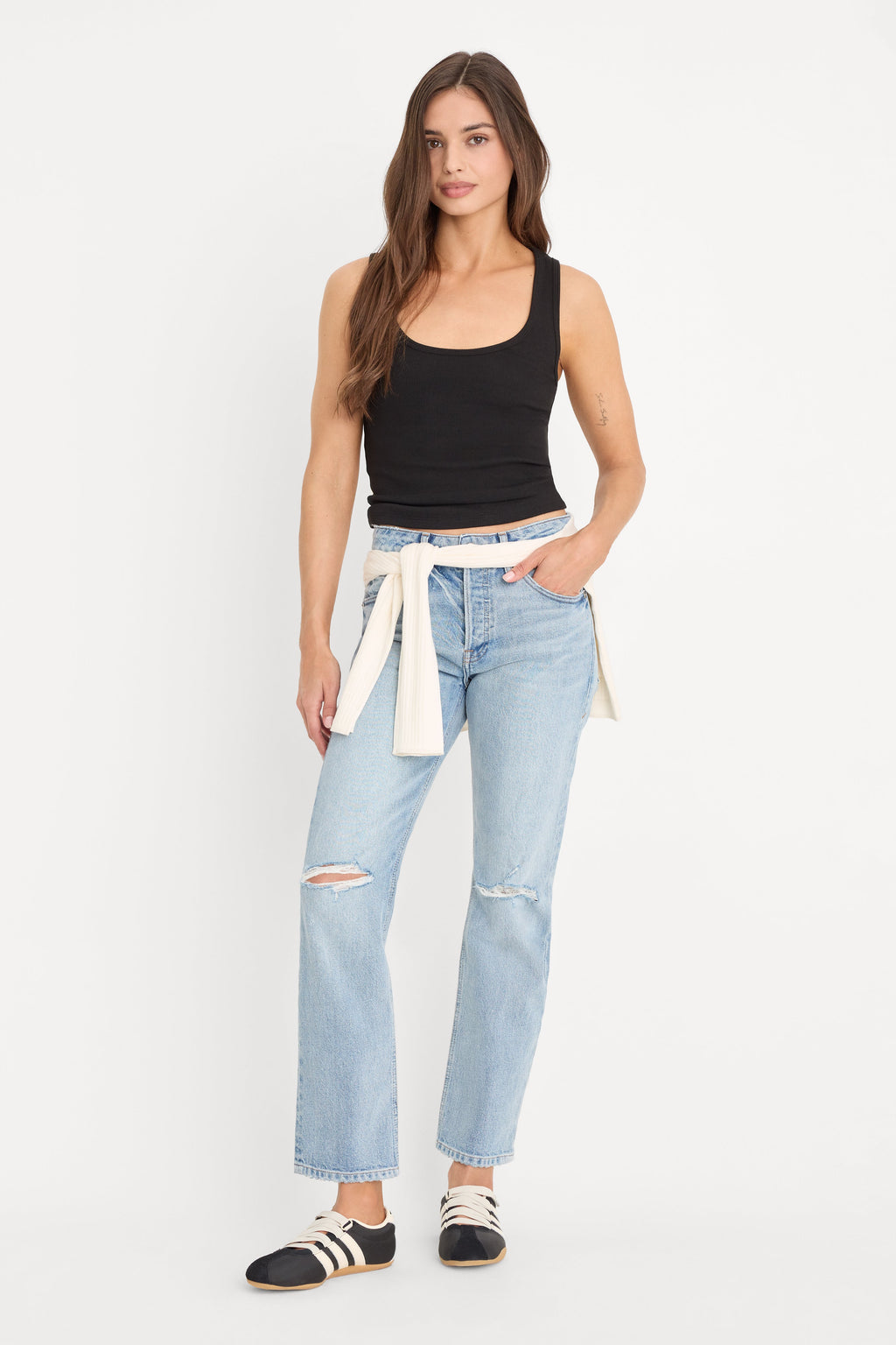 Luxury VINTAGE STRAIGHT ANKLE JEANS INDIGO1252