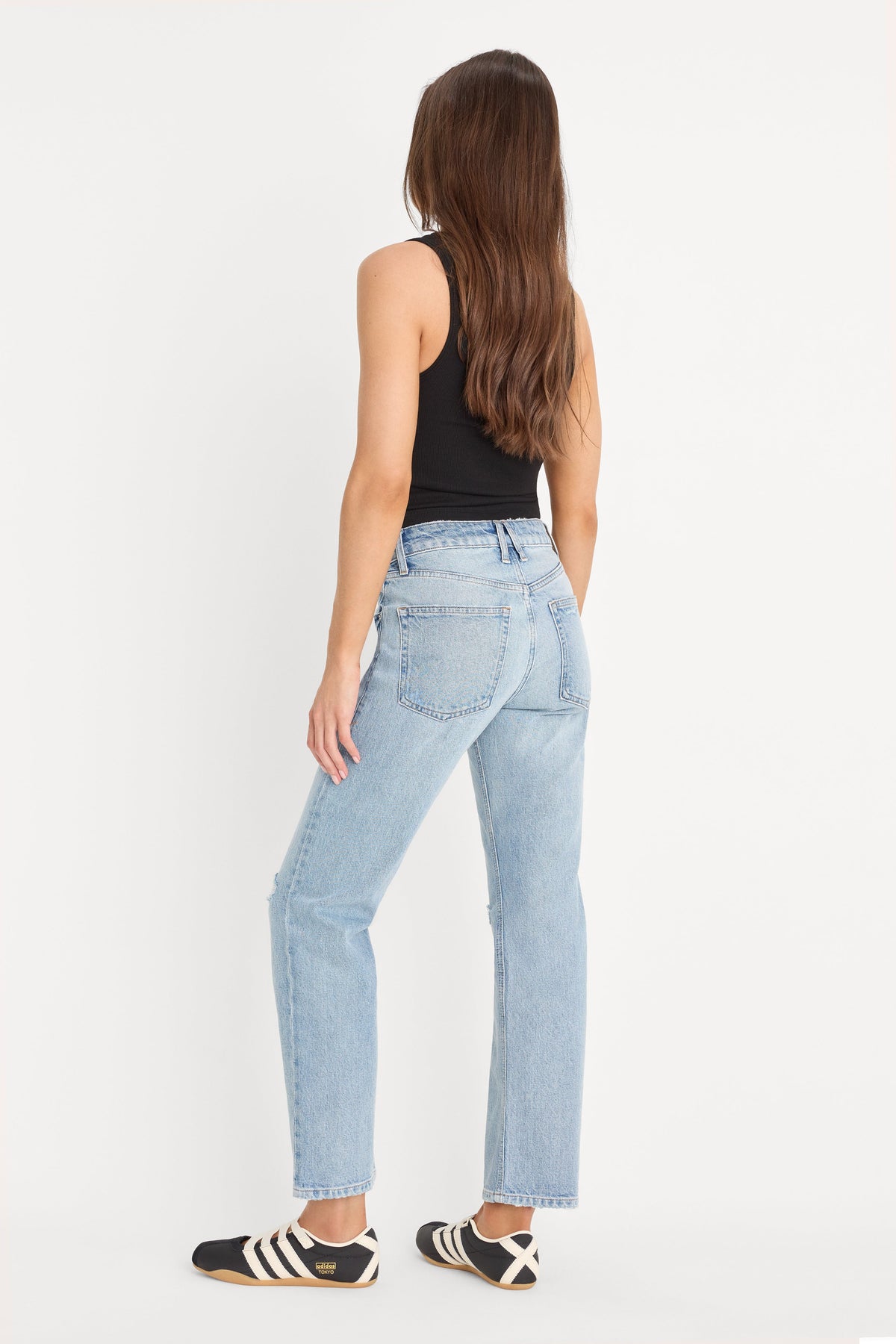 Luxury VINTAGE STRAIGHT ANKLE JEANS INDIGO1252