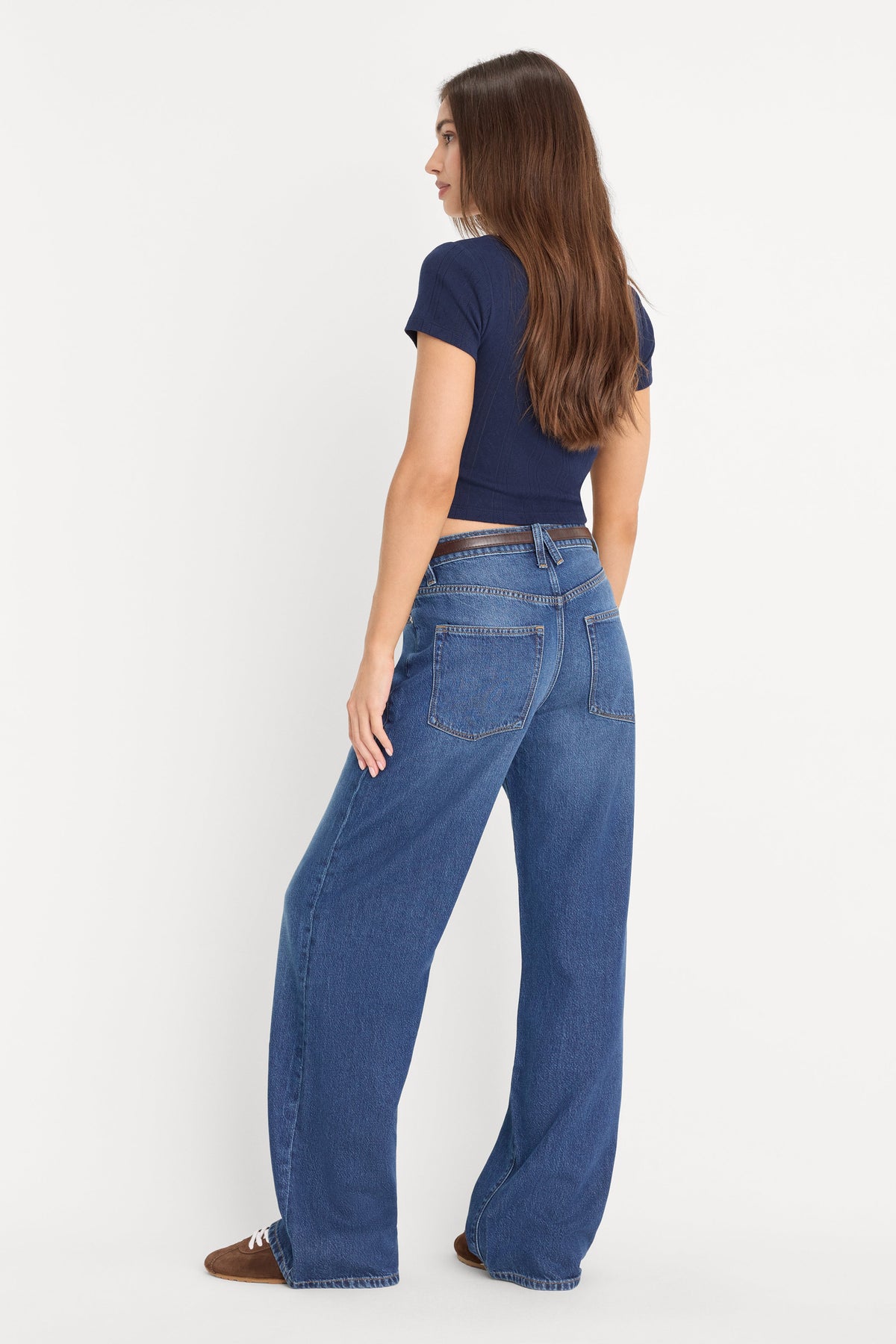 Luxury WEIGHTLESS WIDE JEANS INDIGO1258