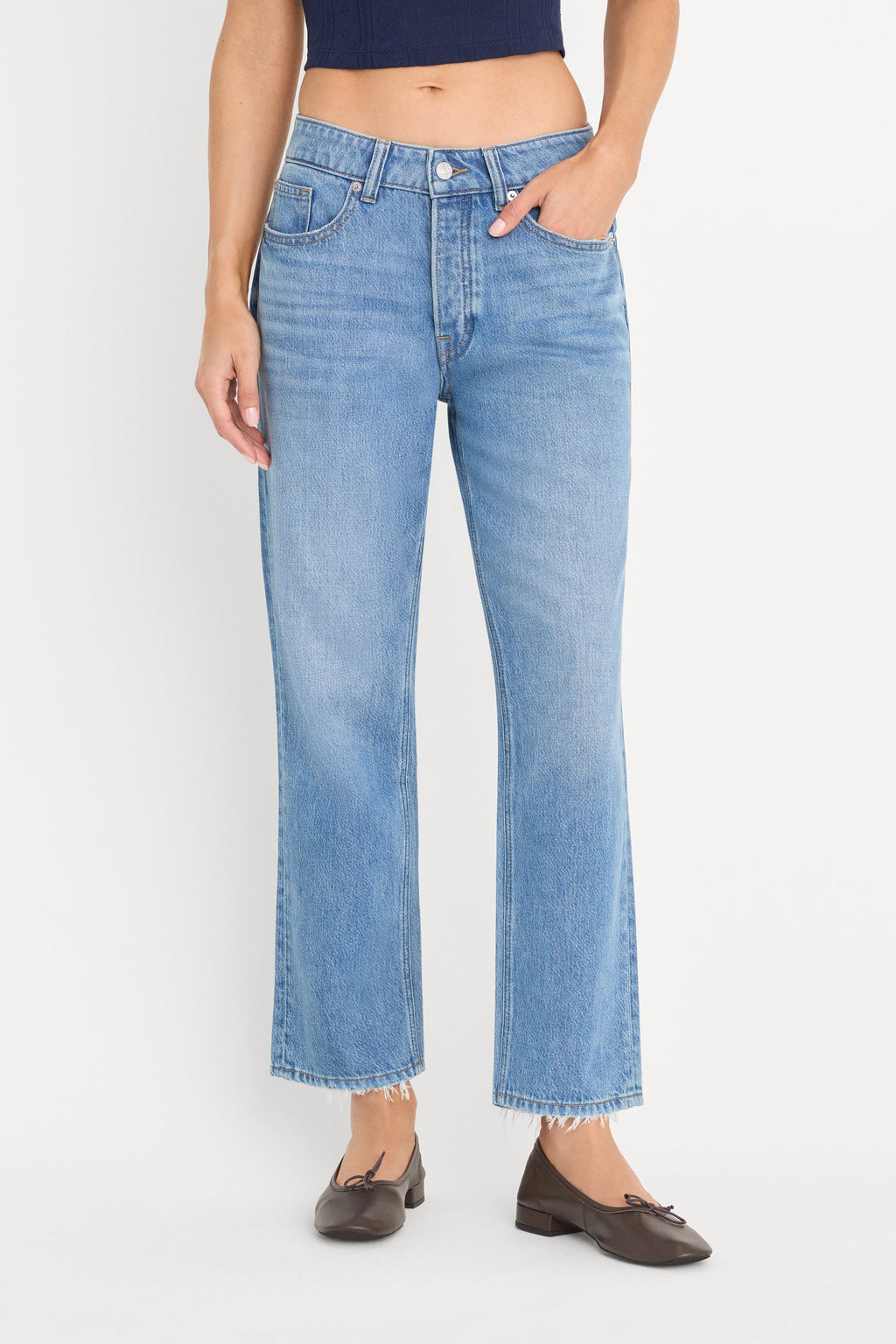 Luxury WEIGHTLESS BOYFRIEND JEANS INDIGO961