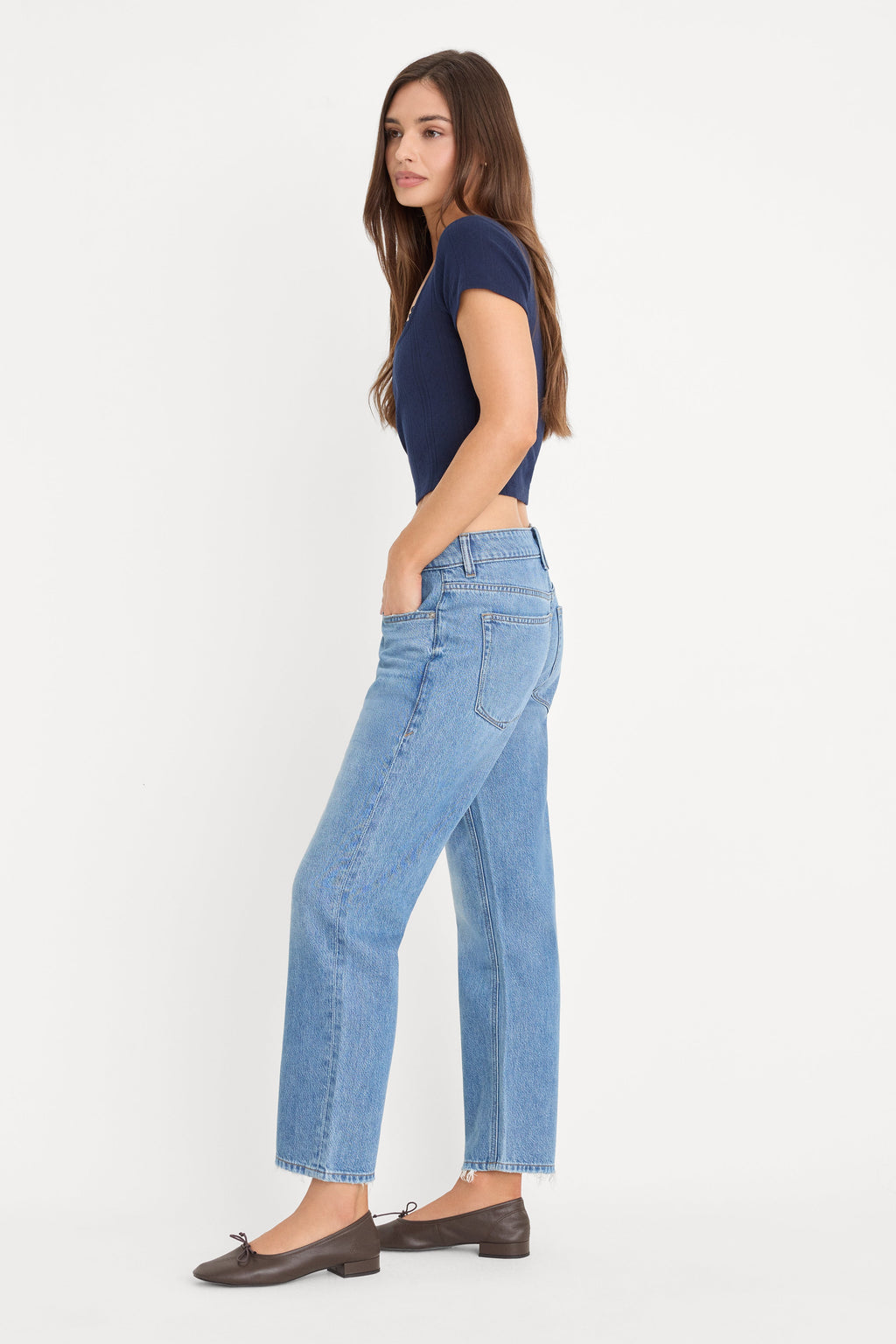 Luxury WEIGHTLESS BOYFRIEND JEANS INDIGO961