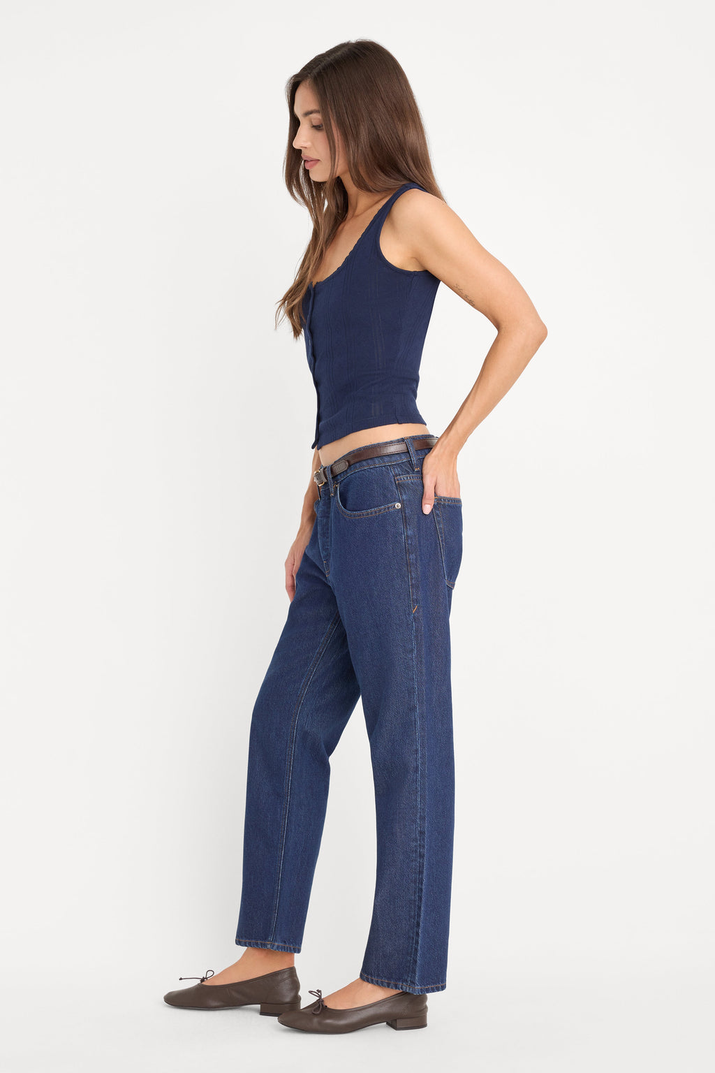 Luxury WEIGHTLESS BOYFRIEND JEANS INDIGO