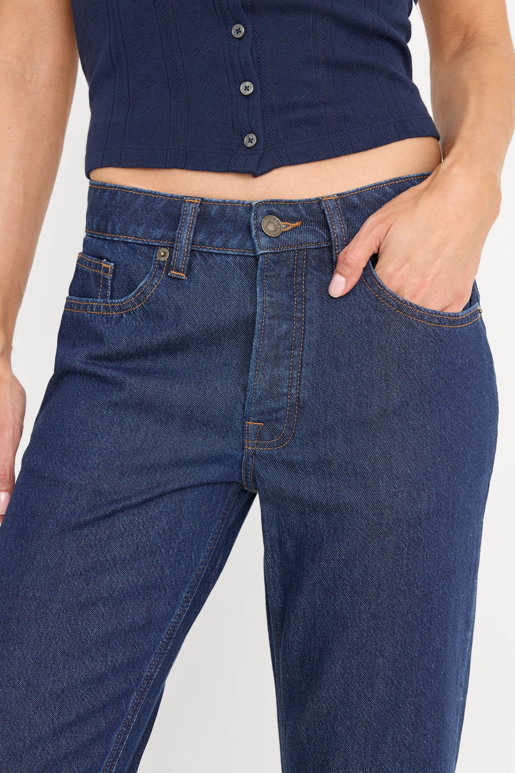 Luxury WEIGHTLESS BOYFRIEND JEANS INDIGO