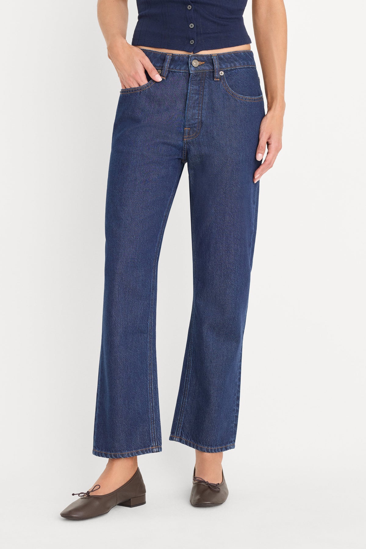 Luxury WEIGHTLESS BOYFRIEND JEANS INDIGO