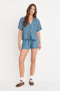 Luxury THE DENIM PULL ON SHORT INDIGO1273