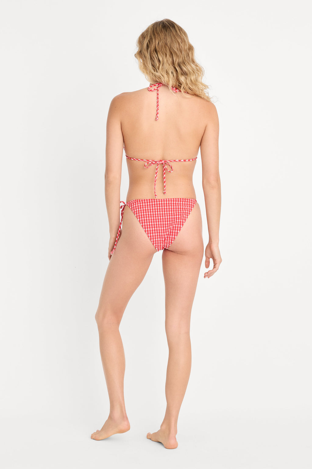 Luxury THE STRING BIKINI BOTTOM POP GINGHAM LARGE