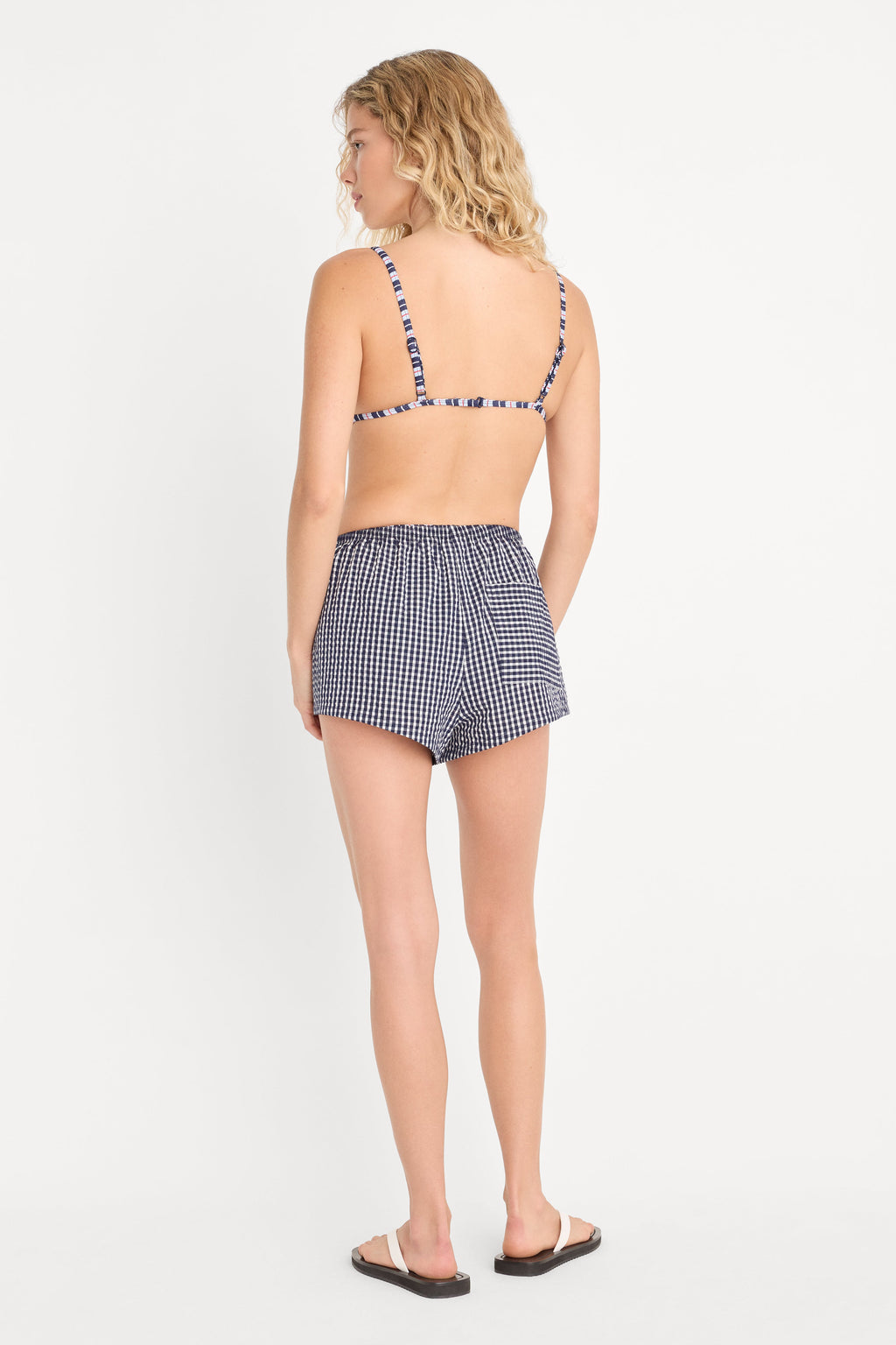Luxury THE SEERSUCKER PULL ON SHORT HORIZON GINGHAM SMALL