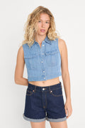Luxury THE DENIM ANCHOR TOP INDIGO1391