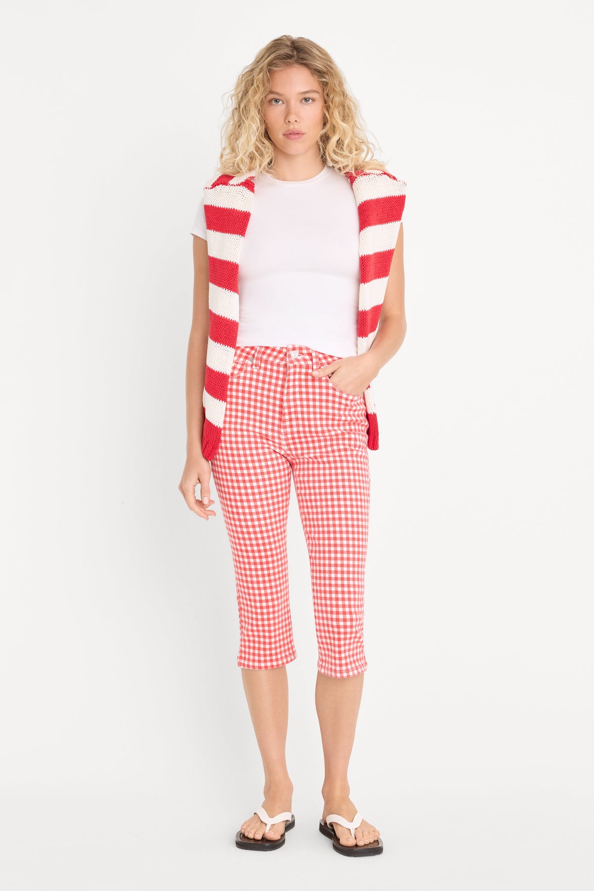 Luxury GOOD LEGS CAPRI POP GINGHAM LARGE