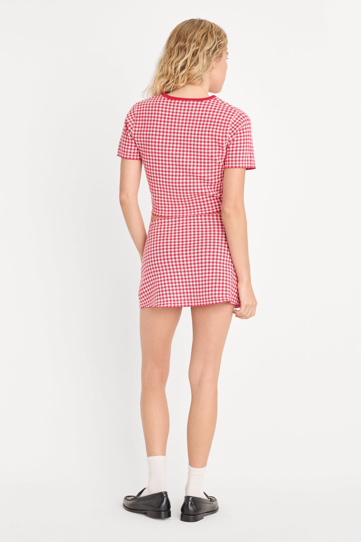 Luxury THE KEEPSAKE SKORT CHERRY GINGHAM