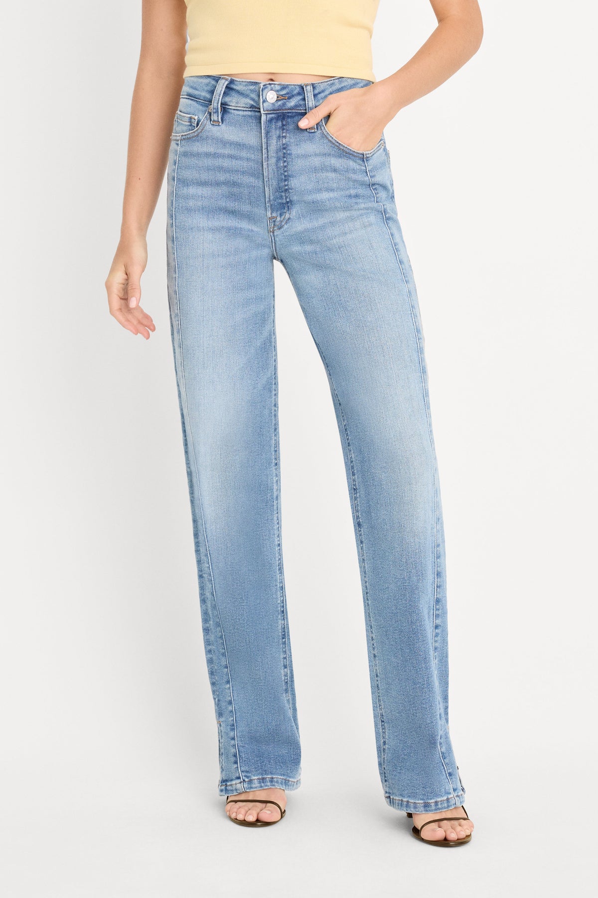 Luxury GOOD TRUE STRAIGHT JEANS INDIGO1241