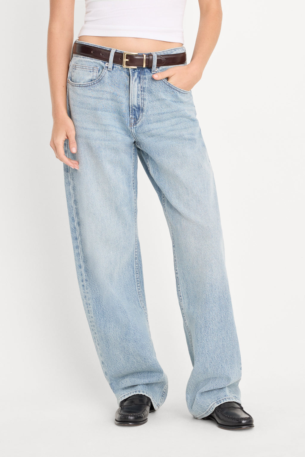 Luxury GOOD 90s JEANS INDIGO1257