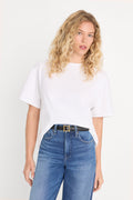 Luxury THE OVERSIZED TEE WHITE001