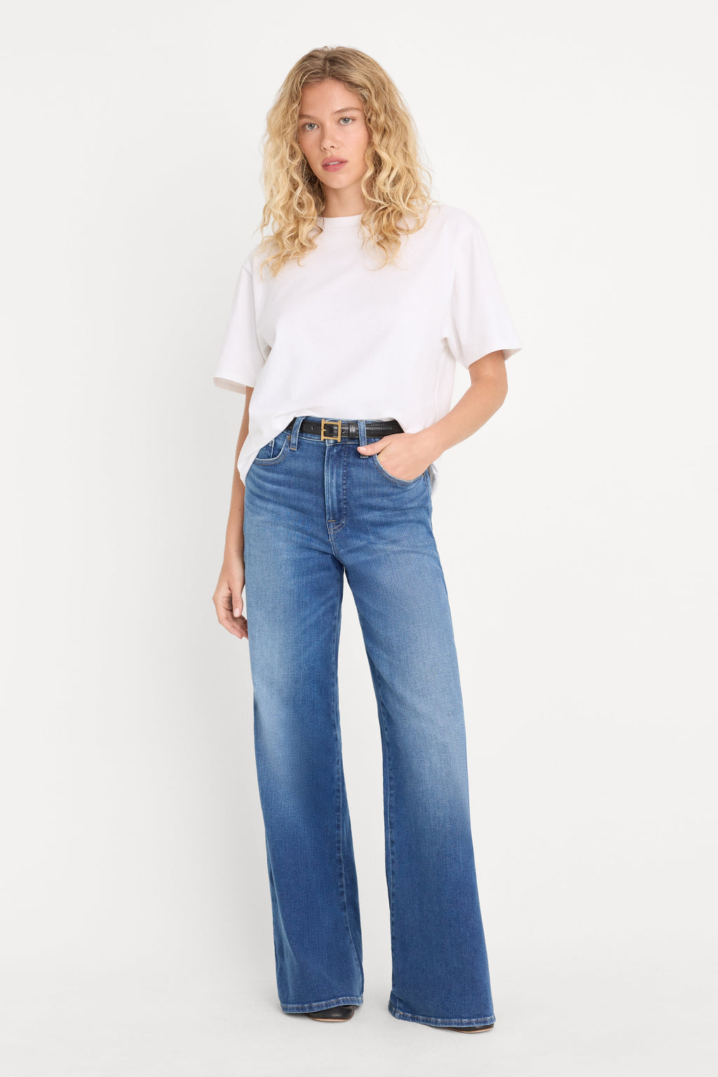 Luxury THE OVERSIZED TEE WHITE001