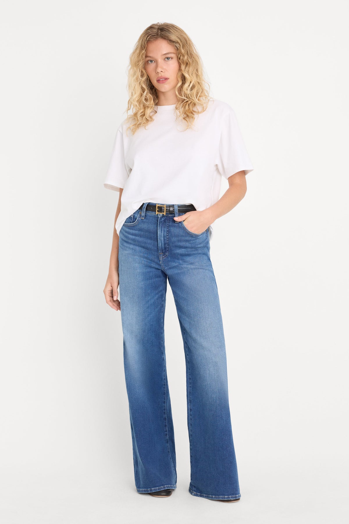 Luxury THE OVERSIZED TEE WHITE001