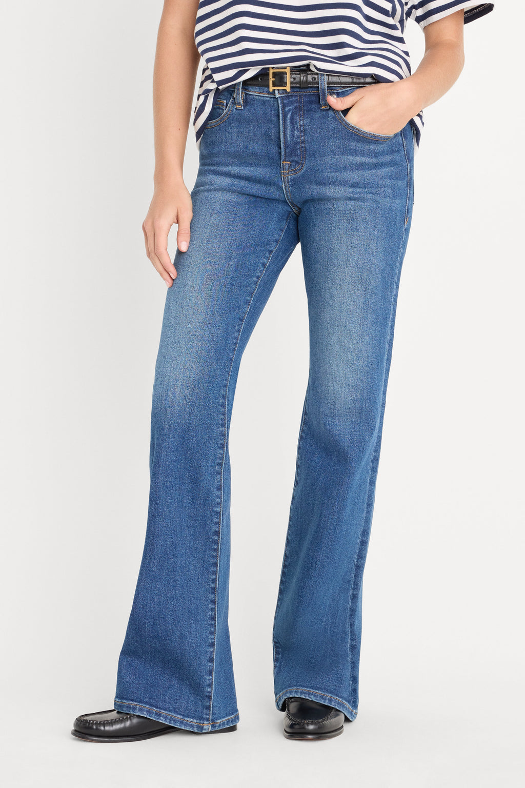 Luxury GOOD LOW RISE BOOTCUT JEANS ARTICULATE