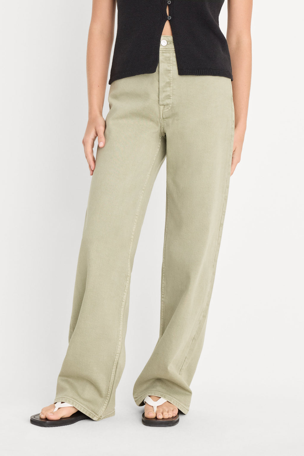 Luxury VINTAGE WIDE JEANS BEACHGRASS