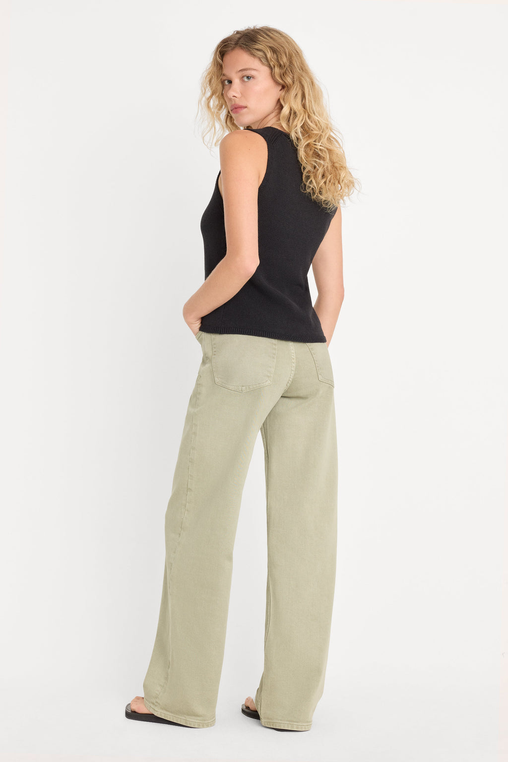 Luxury VINTAGE WIDE JEANS BEACHGRASS