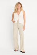 Luxury VINTAGE WIDE JEANS SAND DUNE