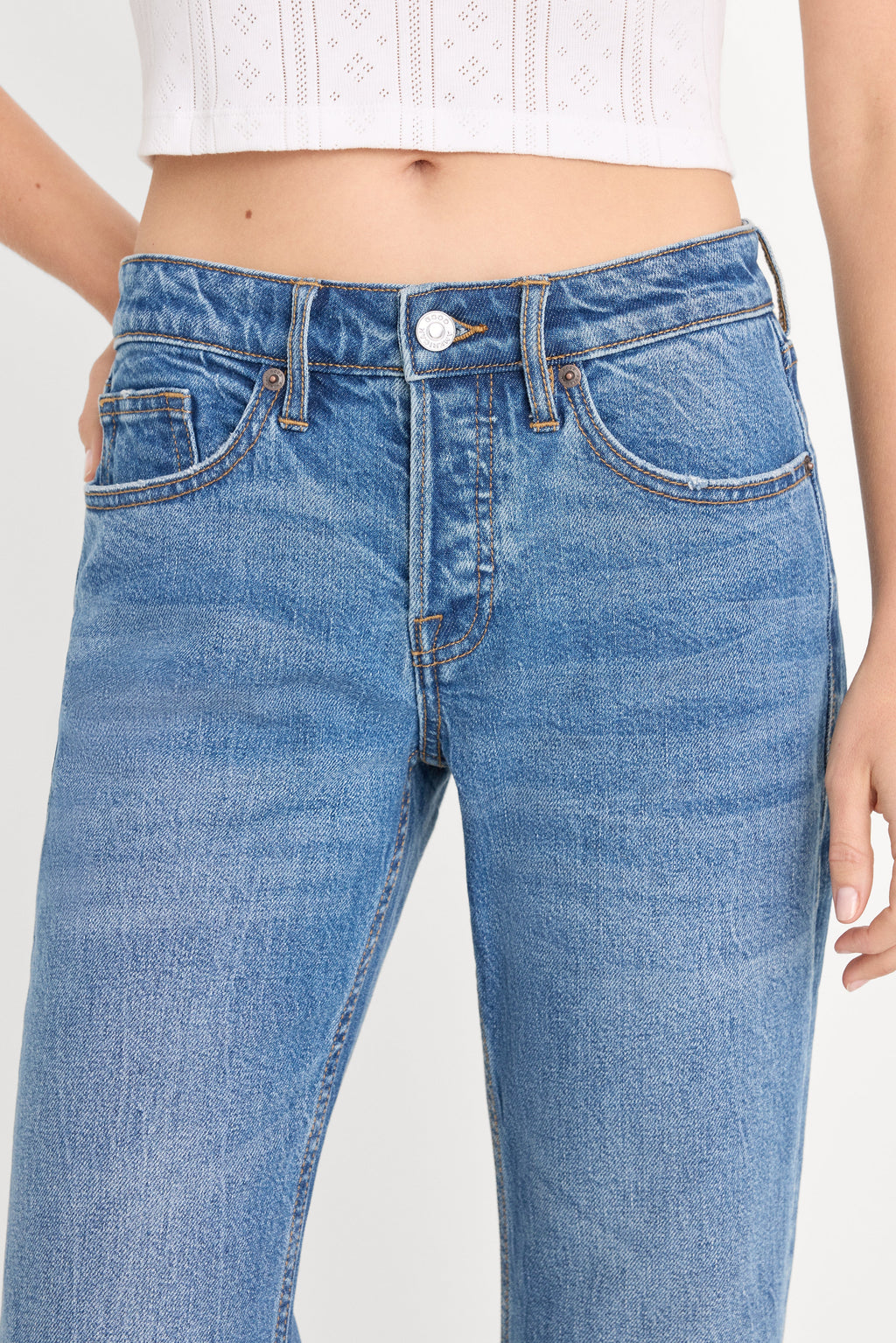 Luxury VINTAGE LOW RELAXED FLARE JEANS INDIGO1287