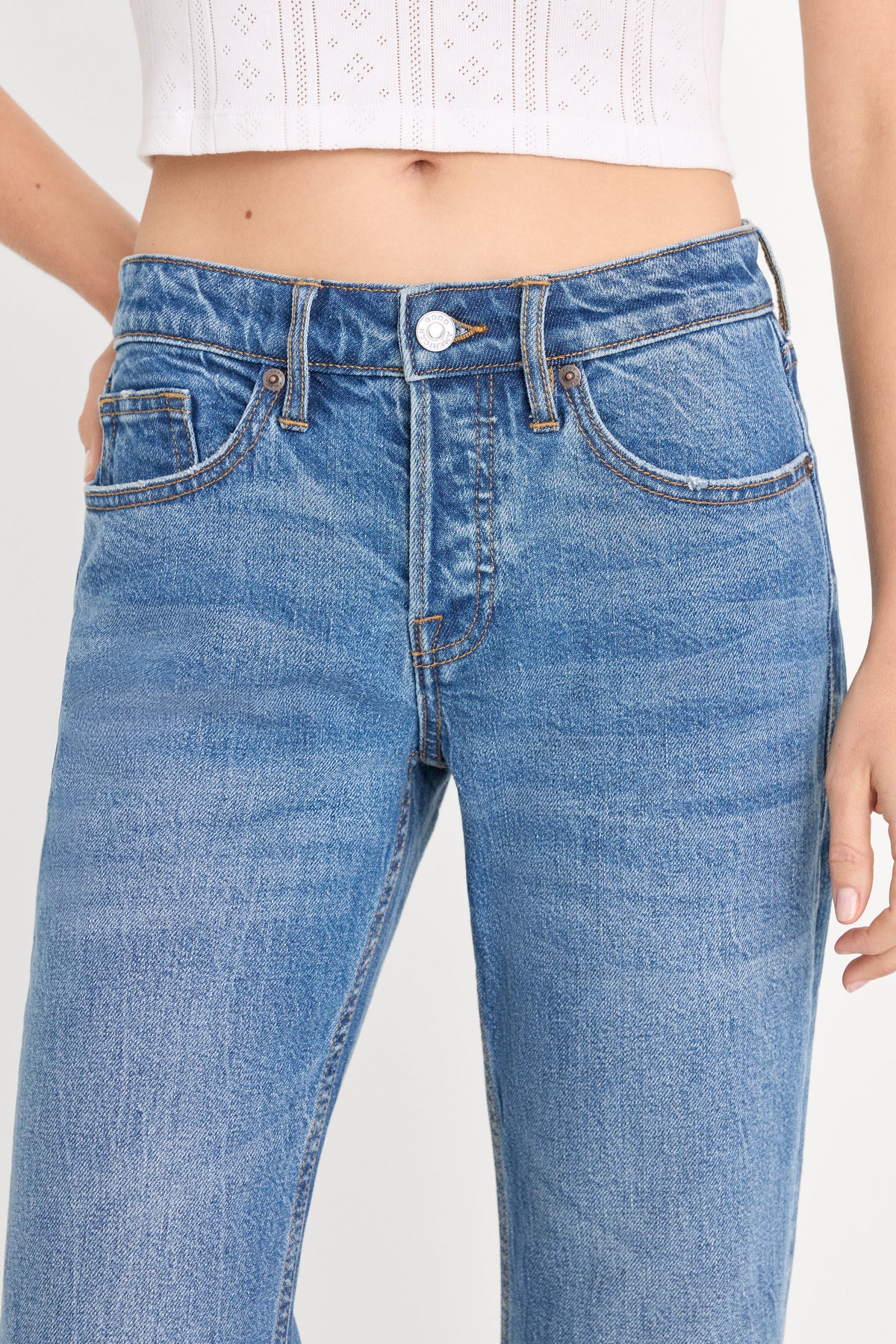 Luxury VINTAGE LOW RELAXED FLARE JEANS INDIGO1287
