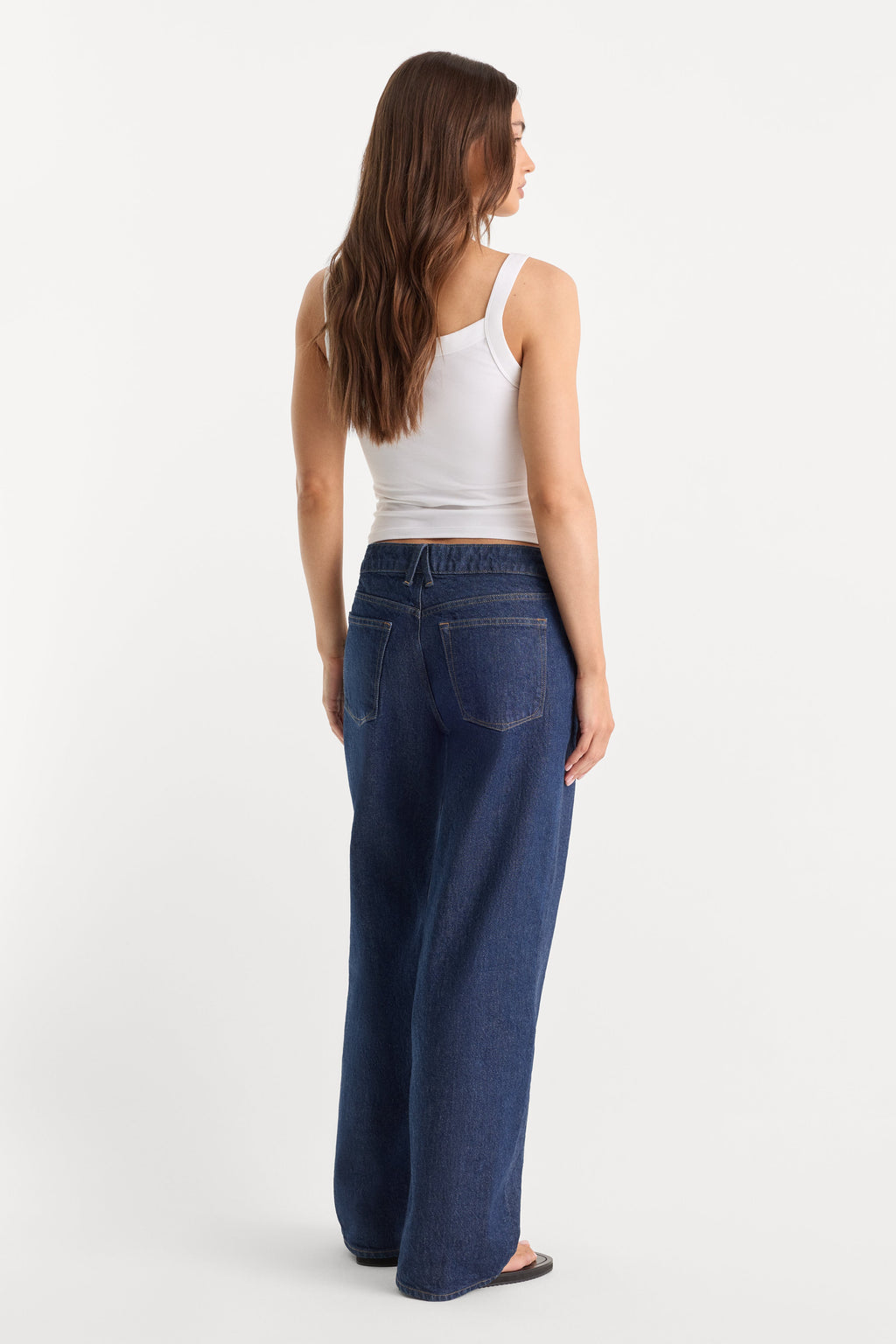 Luxury LOW RELAXED STRAIGHT JEANS RINSE