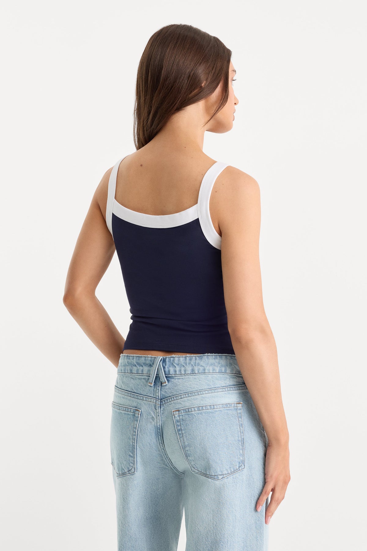 Luxury THE RINGER TANK HORIZON INK