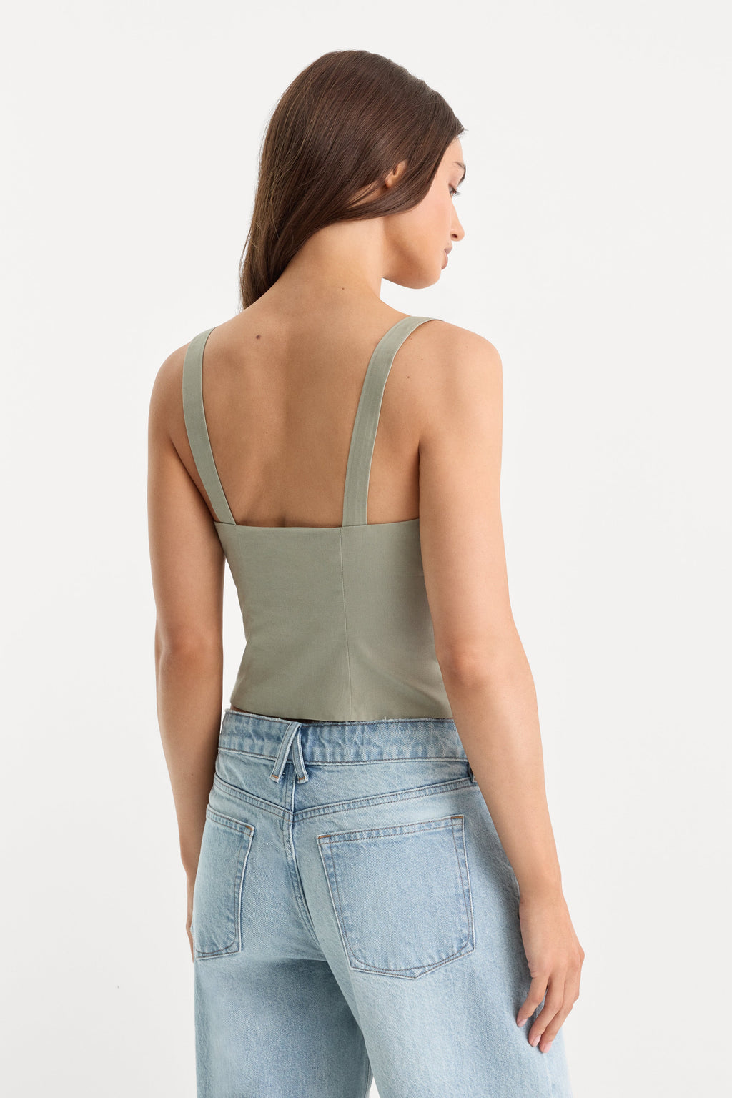 Luxury THE LINEN CORSET MOSSWELL