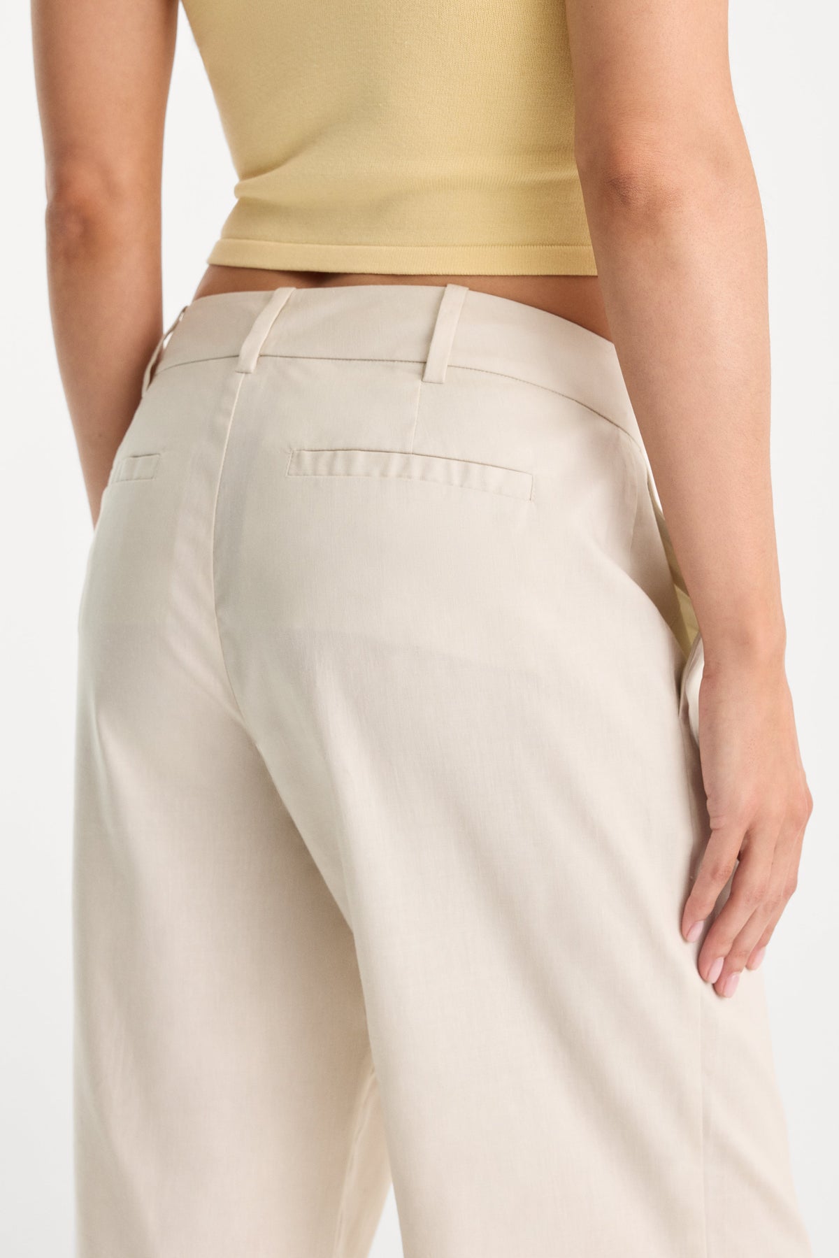 Luxury THE WIDE LEG LINEN TROUSER LINO