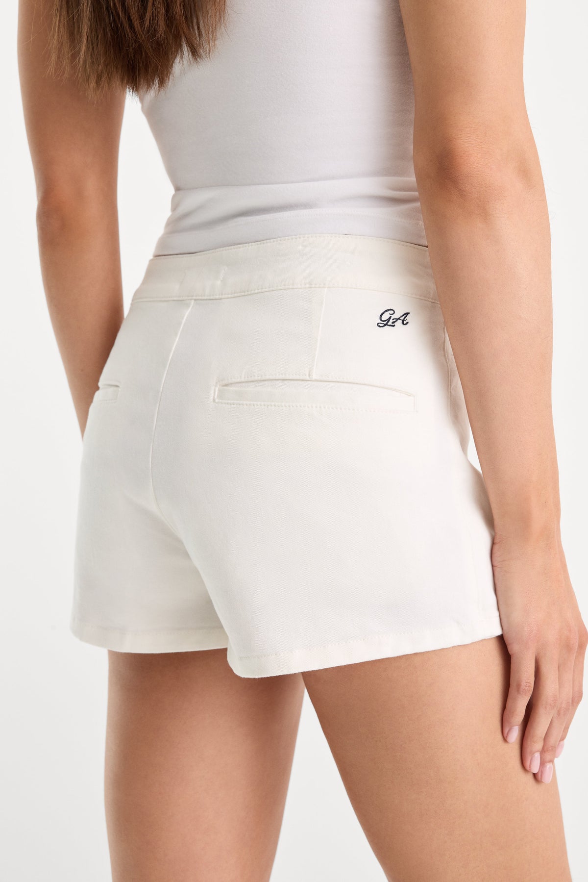 Luxury THE WRAPPED SKORT WHITE001
