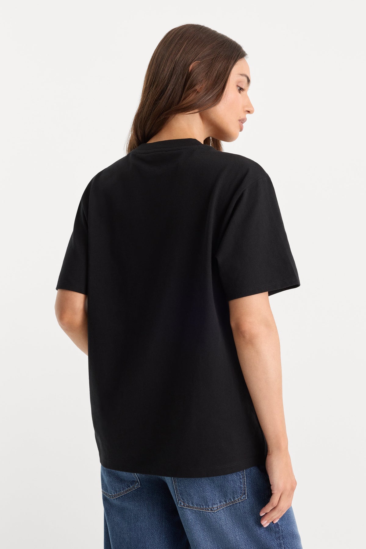Luxury THE OVERSIZED TEE BLACK001