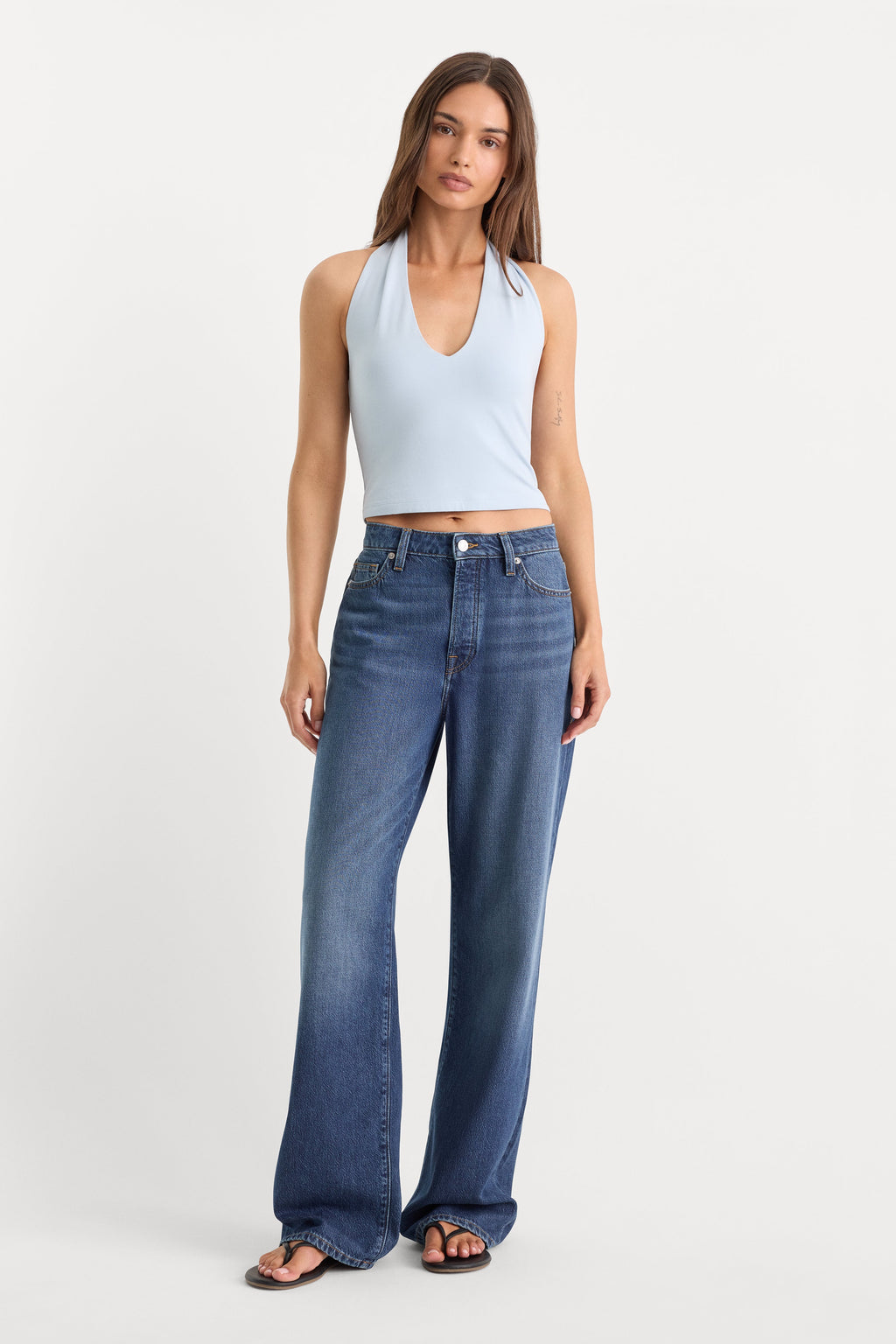 Luxury THE HALTER TANK SKY