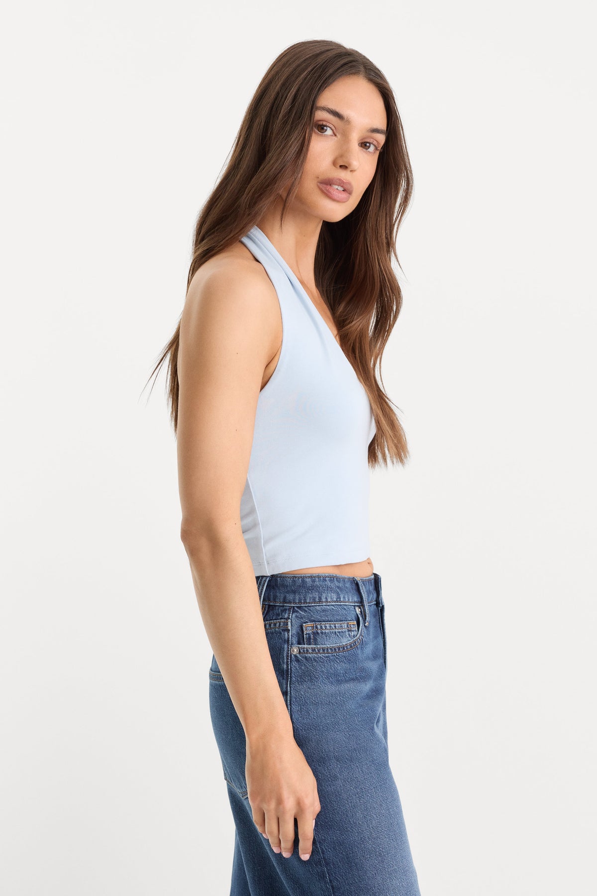Luxury THE HALTER TANK SKY