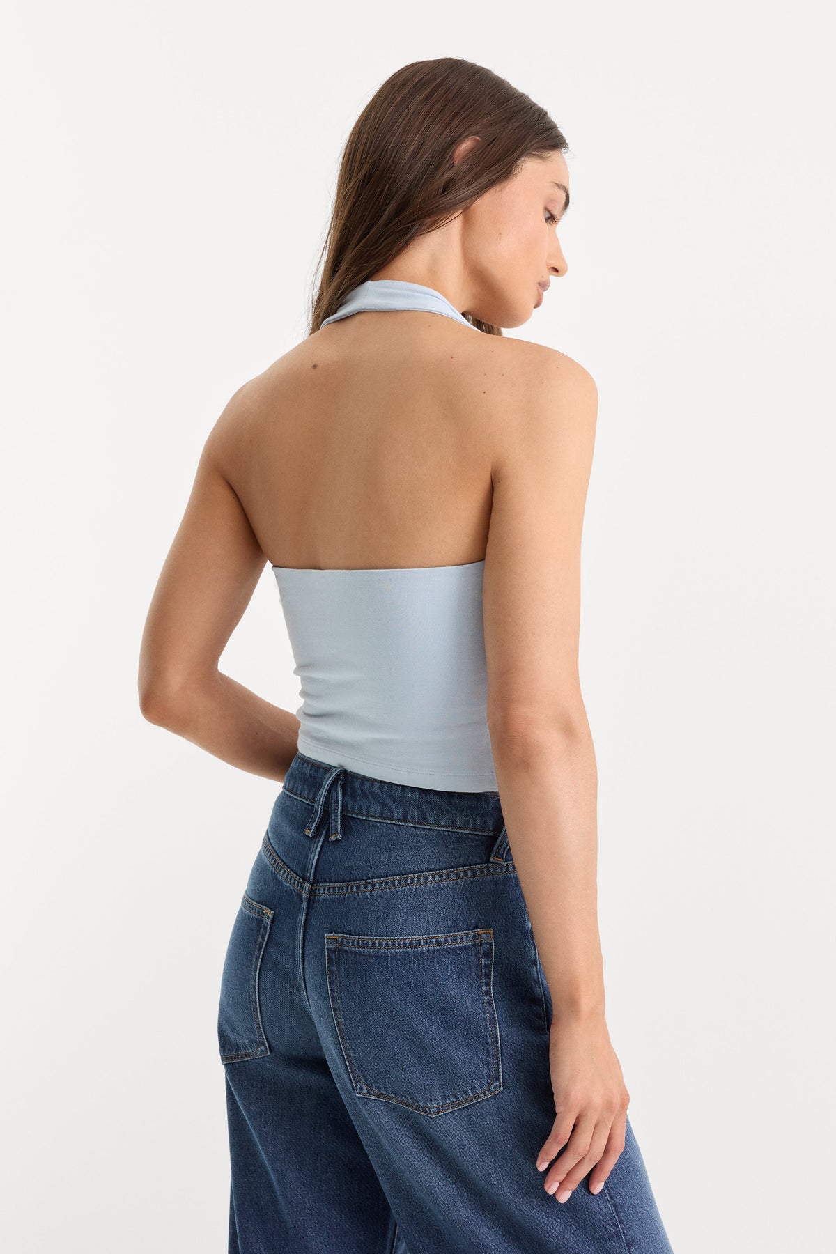 Luxury THE HALTER TANK SKY