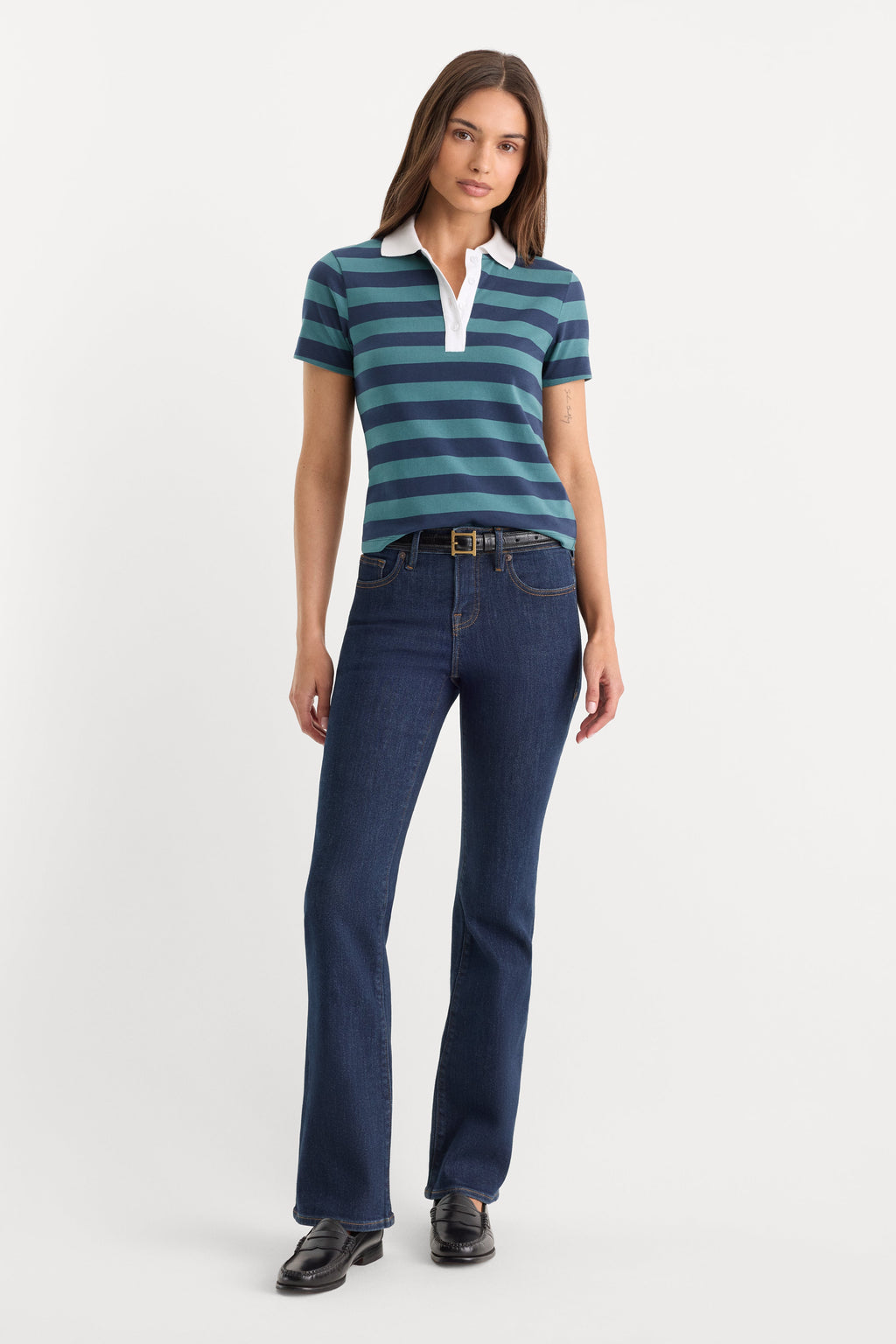 Luxury GOOD LOW RISE BOOTCUT JEANS INDIGO1231