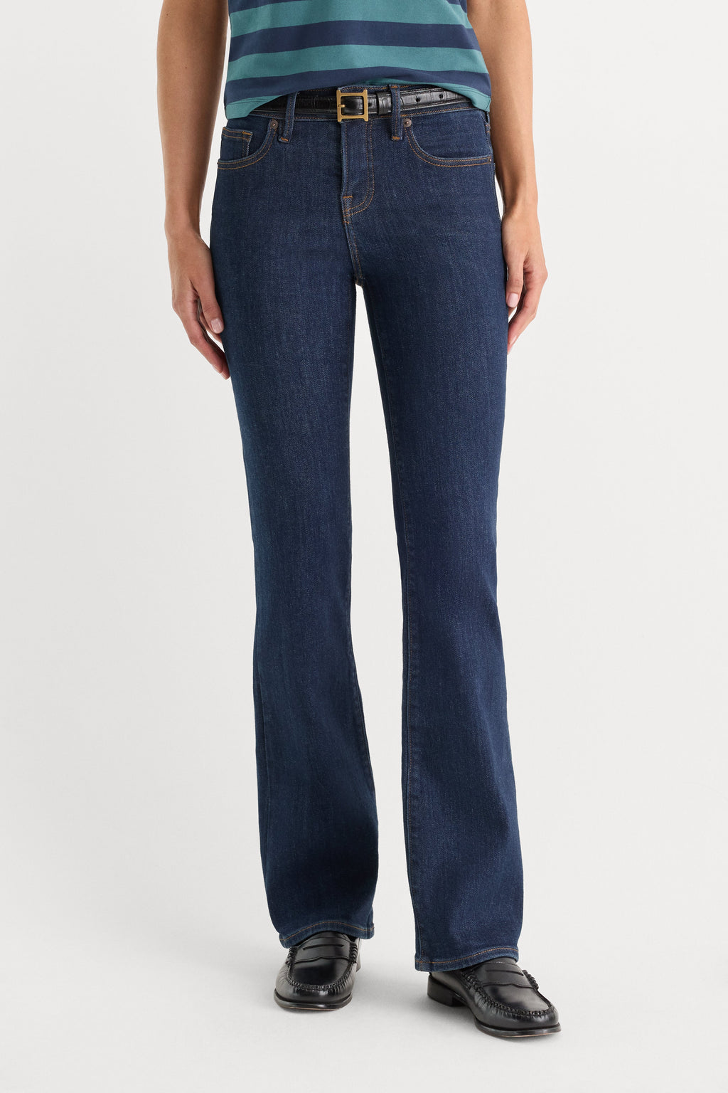 Luxury GOOD LOW RISE BOOTCUT JEANS INDIGO1231