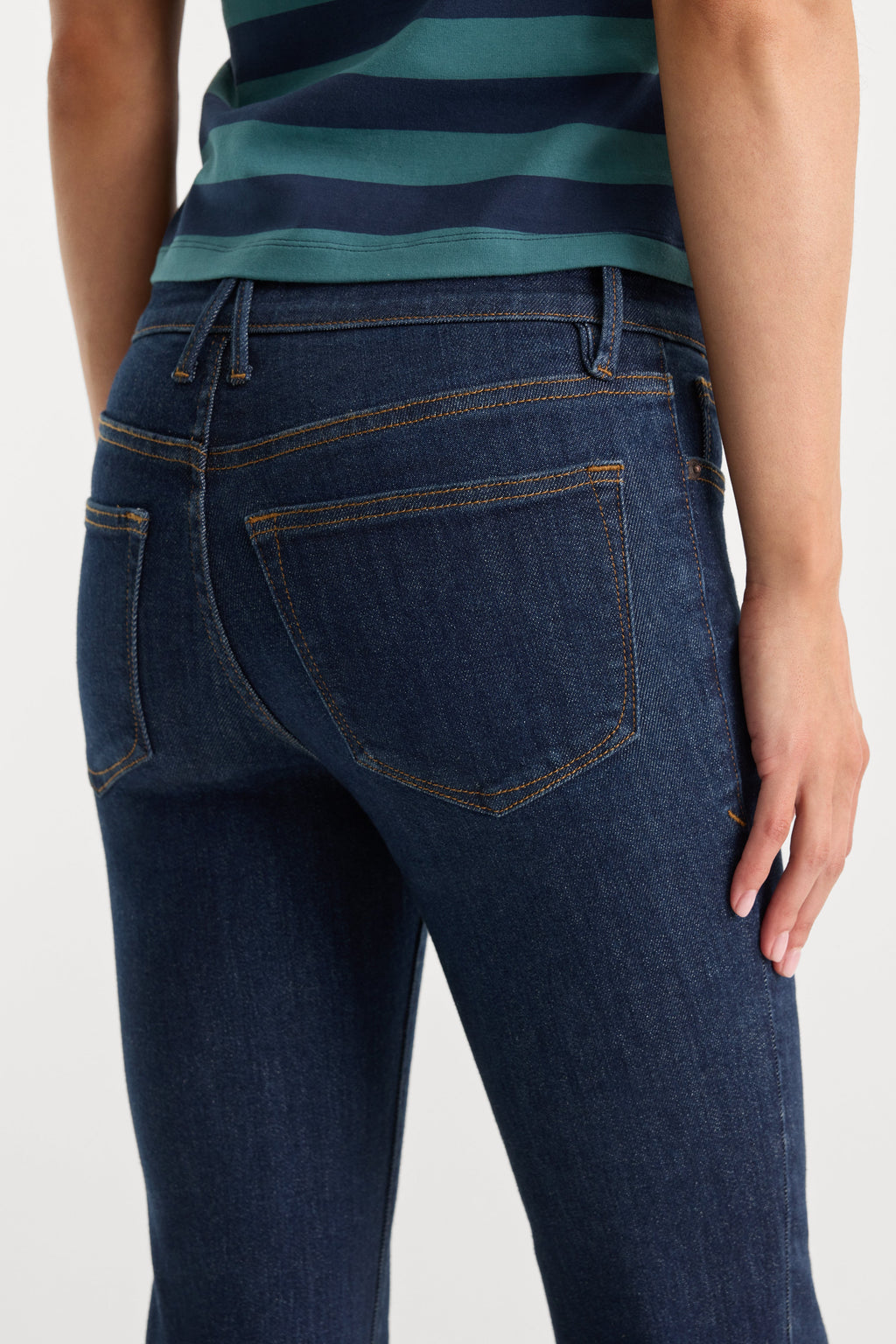 Luxury GOOD LOW RISE BOOTCUT JEANS INDIGO1231