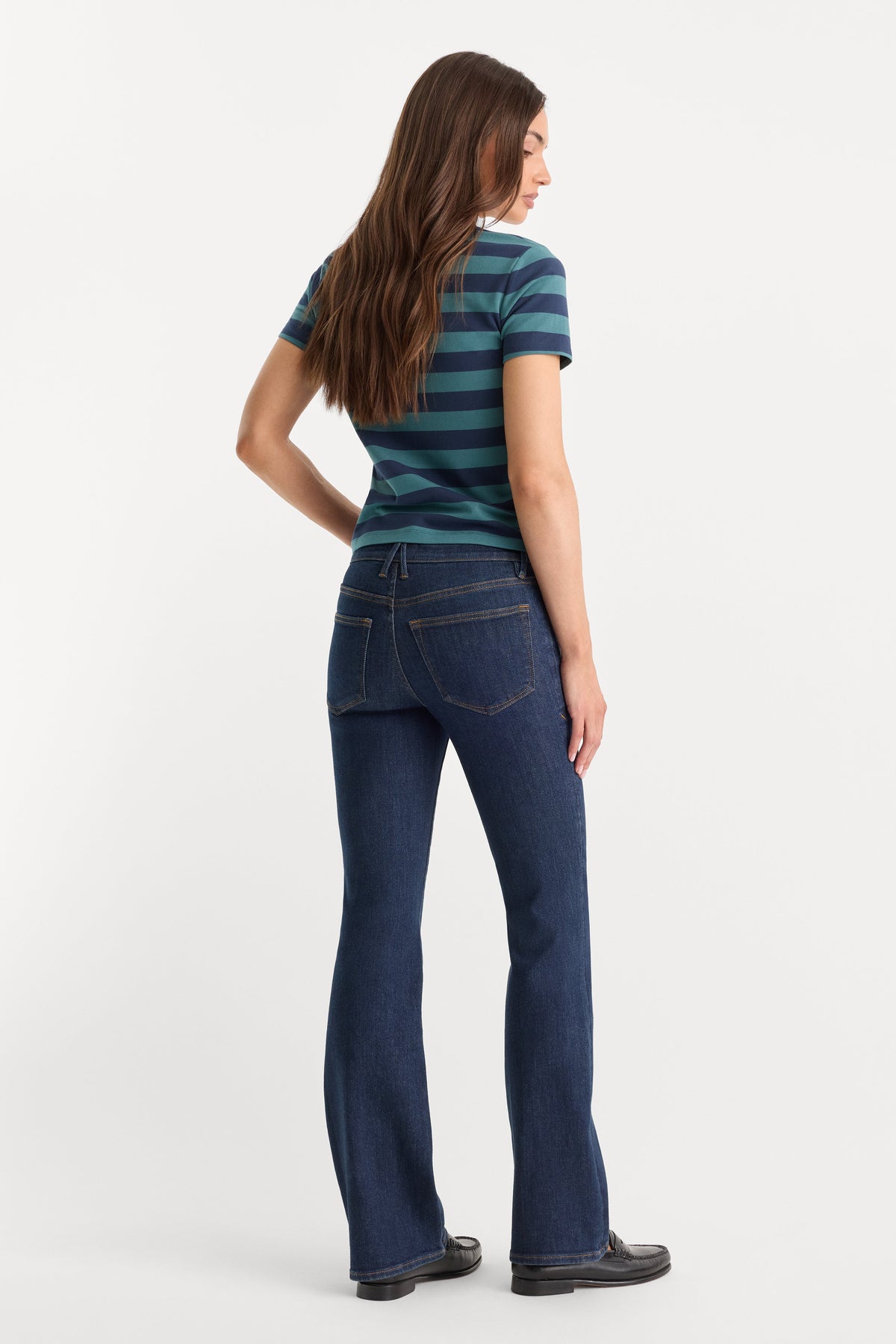 Luxury GOOD LOW RISE BOOTCUT JEANS INDIGO1231